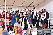 Katharina III.: Jeckentreff der Stadt-Garde am Merler Dorfplatz