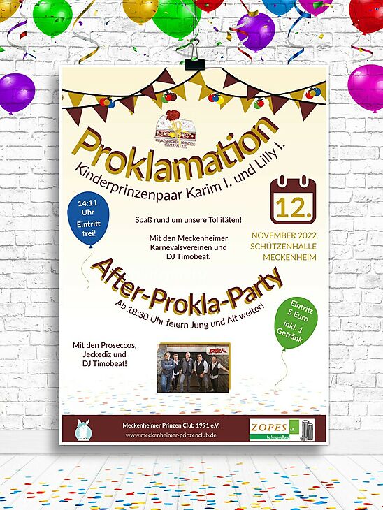 Proklamation & After-Prokla-Party