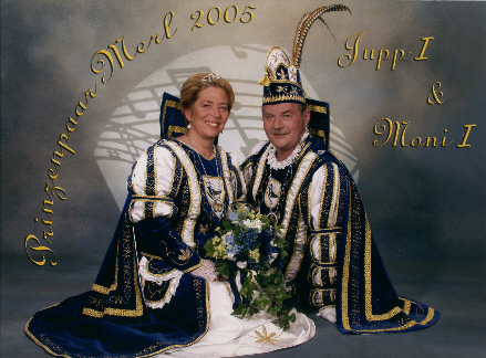 Merler Prinzenpaar 2004: Prinz Jupp I. & Prinzessin Moni I.